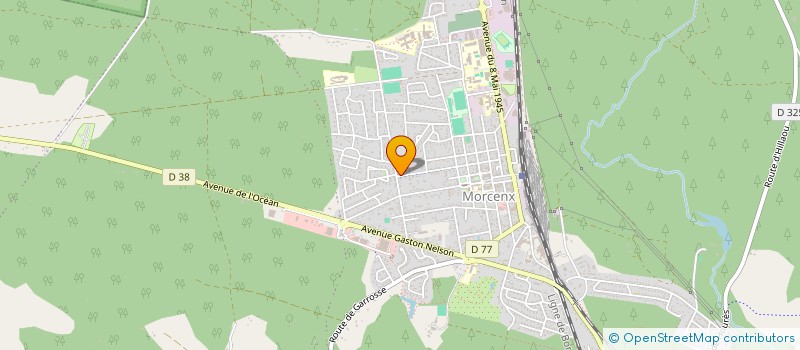 localisation de l'entreprise FORET D'AQUITAINE  MORCENX-LA-NOUVELLE