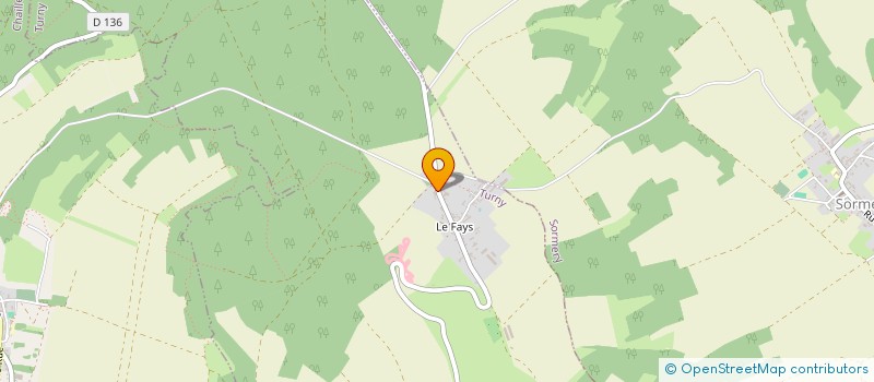 localisation de l'entreprise FORET D OTHE  TURNY