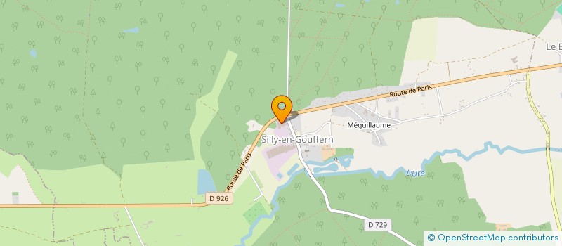 localisation de l'entreprise FORET DE GOUFFERN à GOUFFERN EN AUGE