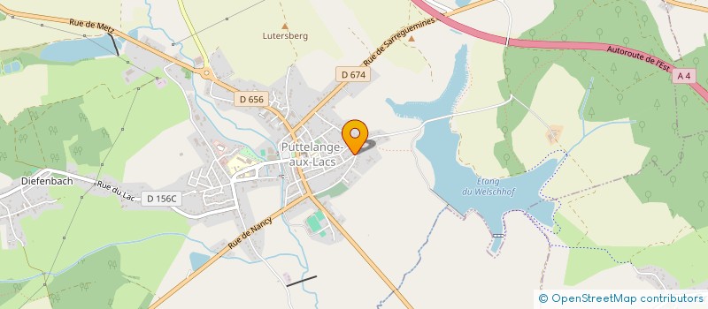 localisation de l'entreprise FORET DE L'INDIVISION HOUPERT  REMERING-LES-PUTTELANGE