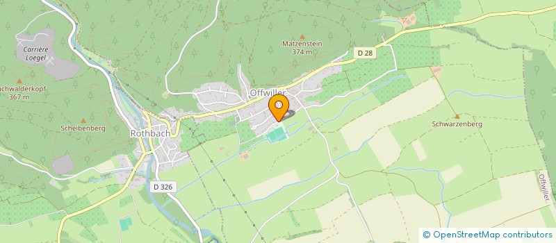 localisation de l'entreprise FORET DE L'INDIVISION WESTPHAL  SPARSBACH