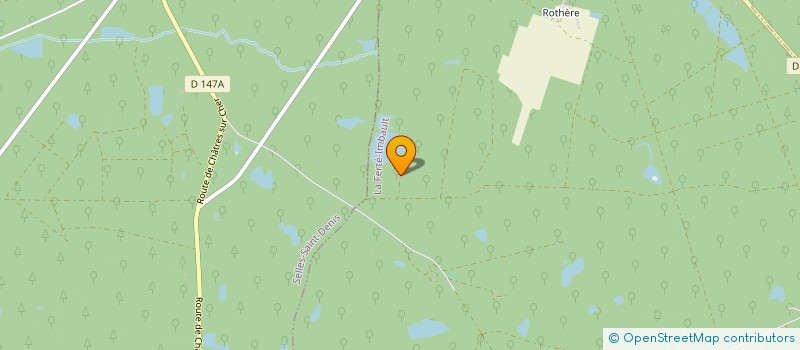 localisation de l'entreprise FORET DE LA FONTAINE HARLOT  LA FERTE-IMBAULT