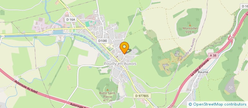 localisation de l'entreprise FORET DE MACHECOUL  POUILLY-EN-AUXOIS