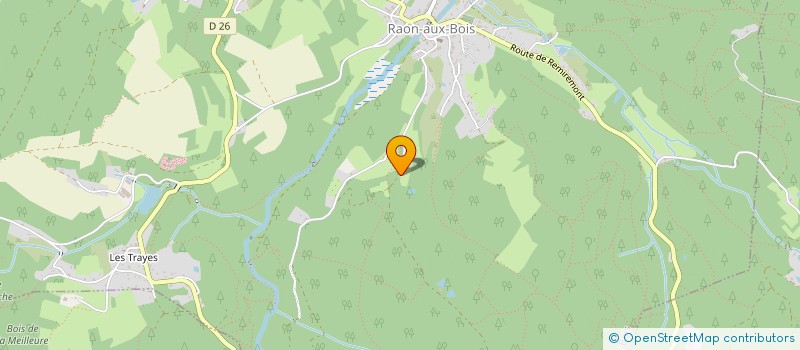 localisation de l'entreprise FORET DES GRANDS TREXES  RAON-AUX-BOIS