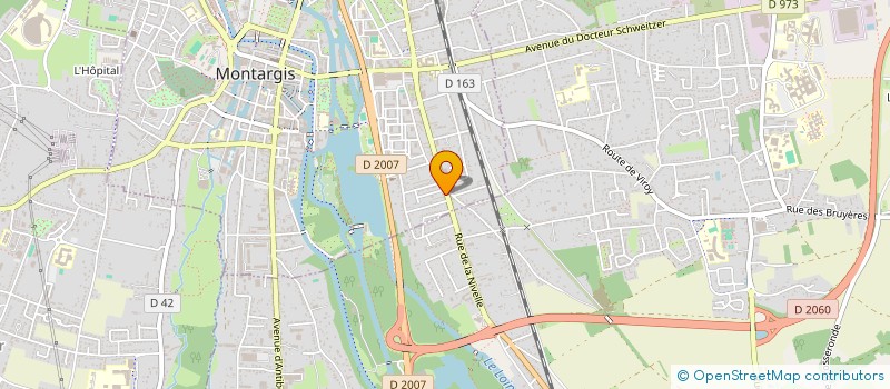 localisation de l'entreprise FORET EXPERTISE à MONTARGIS