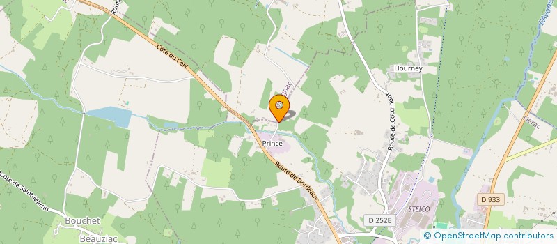 localisation de l'entreprise FORET GESTION TRAVAUX GASCOGNE  CASTELJALOUX