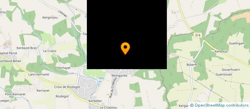 localisation de l'entreprise FORET - JARDIN TREMEVEN  TREMEVEN