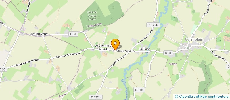 localisation de l'entreprise FORET LEMAIGRE  CORMOLAIN