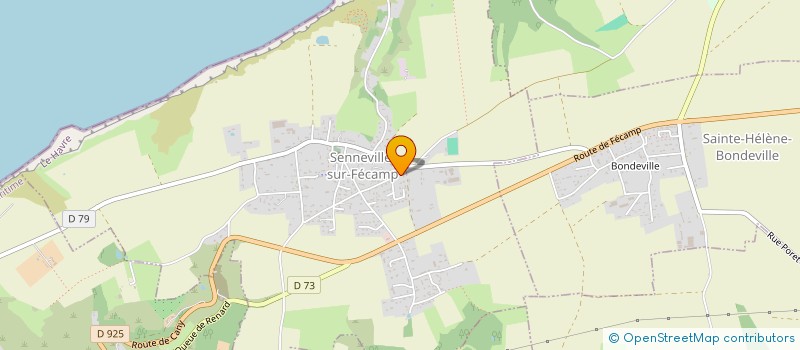localisation de l'entreprise FORET-NORMANDIE-BRETAGNE à SENNEVILLE-SUR-FECAMP