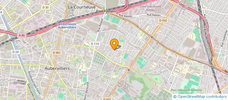 localisation de l'entreprise FORET PRO à AUBERVILLIERS