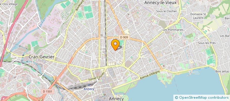 localisation de l'entreprise FORET VIVANTE  ANNECY