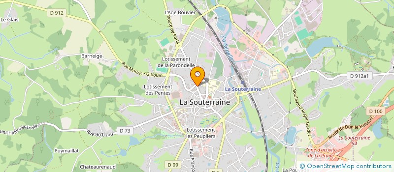 localisation de l'entreprise FORET YEMMA  LA SOUTERRAINE