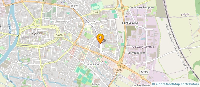 localisation de l'entreprise FORET07  SENS