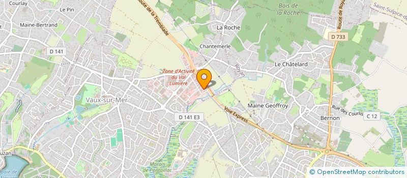 localisation de l'entreprise FORETDOU  VAUX-SUR-MER