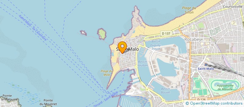 localisation de l'entreprise FORETI  SAINT-MALO