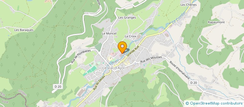 localisation de l'entreprise FORETJARDIN.COM à LE VAL-D'AJOL