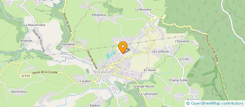 localisation de l'entreprise FORETMAT IMMOBILIER  NOVALAISE