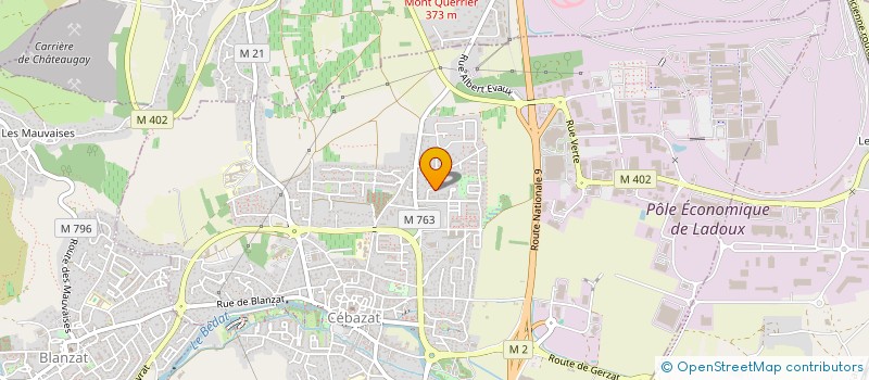 localisation de l'entreprise FORETS DE POCHE  CEBAZAT