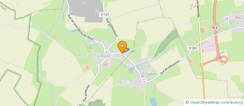 localisation de l'entreprise FORETS ET PAYSAGES  BEAUFORT