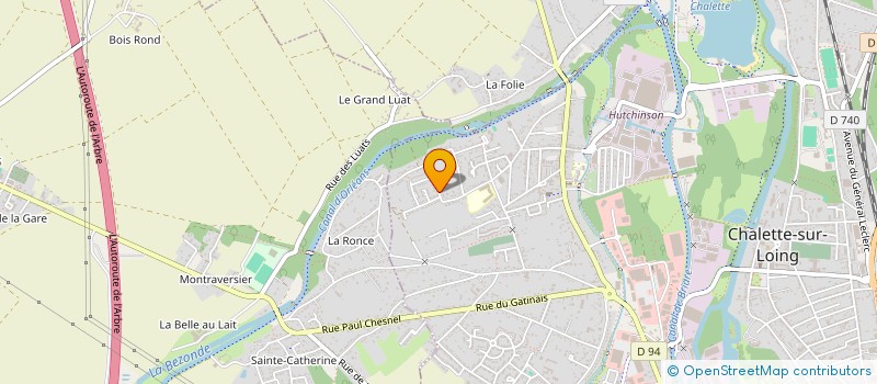 localisation de l'entreprise FORETS FRANCE à CHALETTE-SUR-LOING
