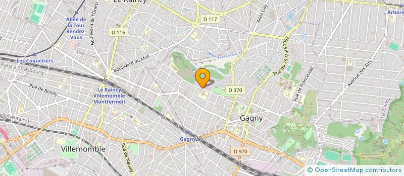 localisation de l'entreprise FORETSA à GAGNY