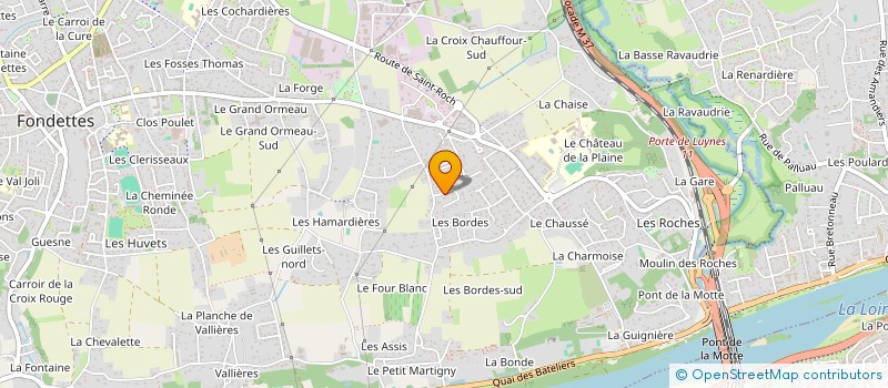 localisation de l'entreprise FOREVER à FONDETTES