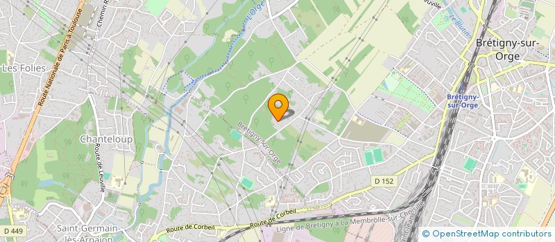 localisation de l'entreprise FOREVER à BRETIGNY-SUR-ORGE