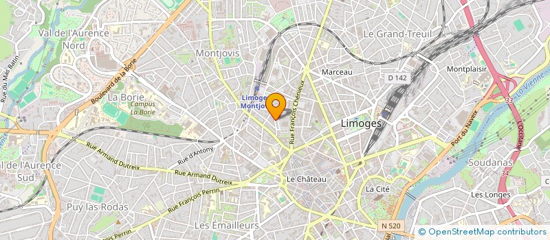 localisation de l'entreprise FOREVER MADAME MANAGEMENT  LIMOGES
