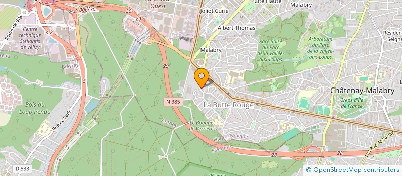localisation de l'entreprise FOREVER SERVICES à CHATENAY-MALABRY
