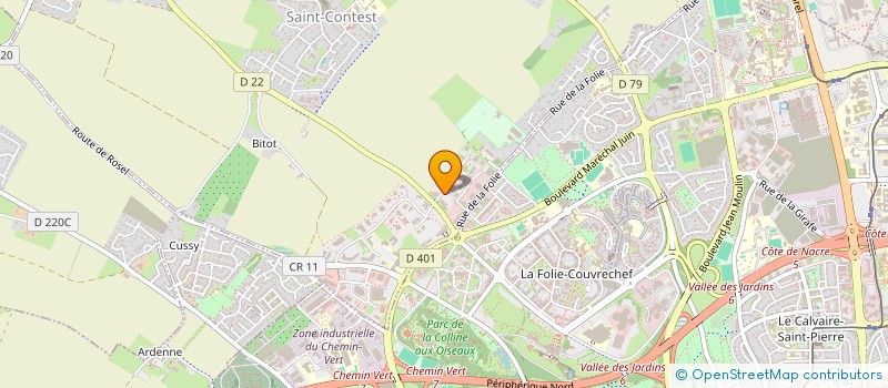 localisation de l'entreprise FOREVER STABLES  SAINT-CONTEST