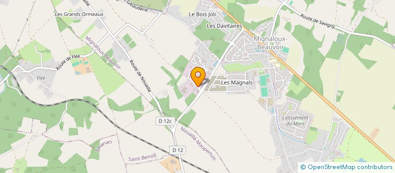 localisation de l'entreprise FOREXSOL OUEST à MIGNALOUX-BEAUVOIR