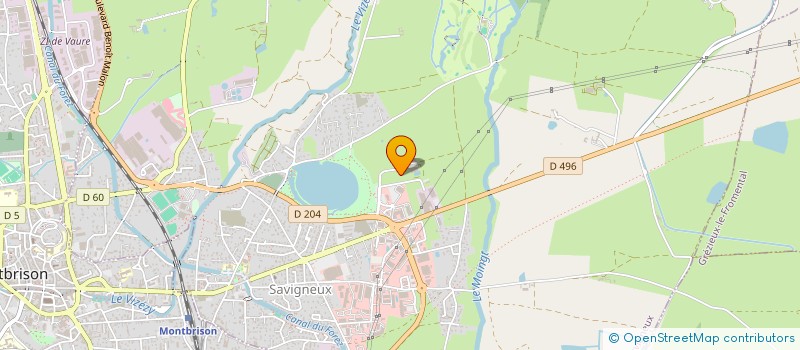 localisation de l'entreprise FOREZ BIO à SAVIGNEUX