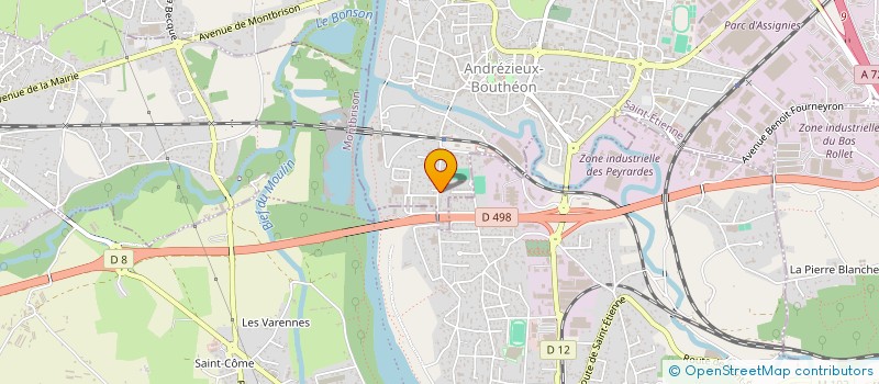 localisation de l'entreprise FOREZ BOIS IMMOBILIER  ANDREZIEUX-BOUTHEON