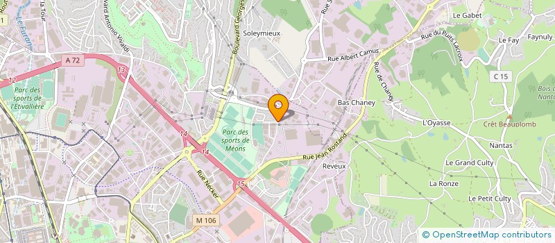 localisation de l'entreprise FOREZ CALO à SAINT-ETIENNE