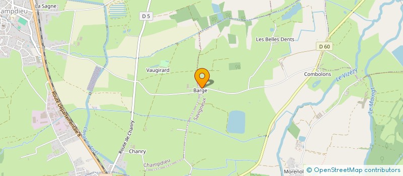 localisation de l'entreprise FOREZ CLIM CHAUFFAGE  SAVIGNEUX