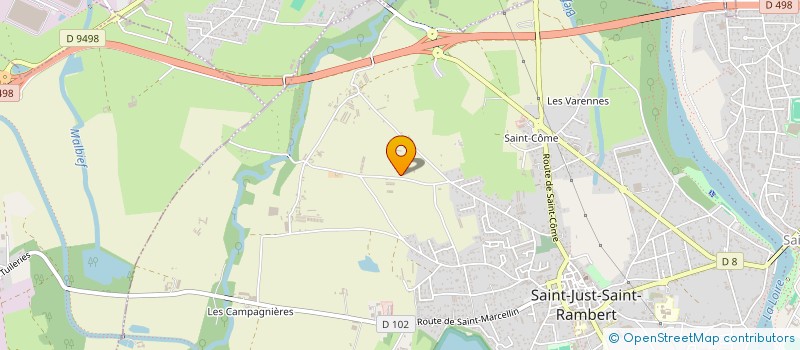 localisation de l'entreprise FOREZ DELICES  SAINT-JUST-SAINT-RAMBERT