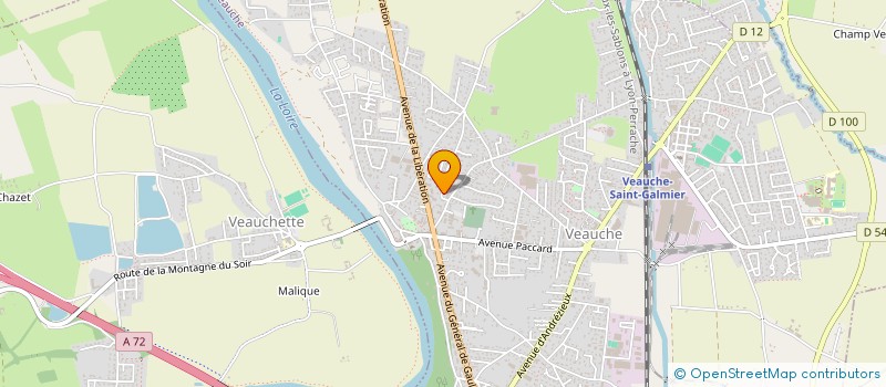 localisation de l'entreprise FOREZ DISTRIBUTION AUTOS  VEAUCHE