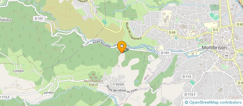 localisation de l'entreprise FOREZ EVASION  BARD