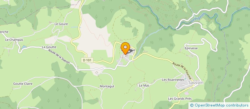 localisation de l'entreprise FOREZ FOURME à SAUVAIN