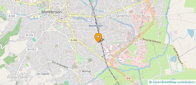 localisation de l'entreprise FOREZ PARTICIPATIONS  MONTBRISON