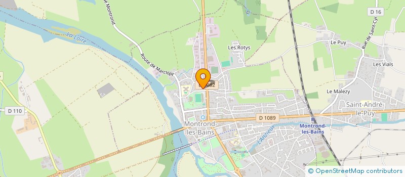 localisation de l'entreprise FOREZ REVETEMENTS  MONTROND-LES-BAINS