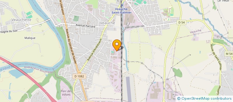 localisation de l'entreprise FOREZ TRANS-LEVAGE à VEAUCHE