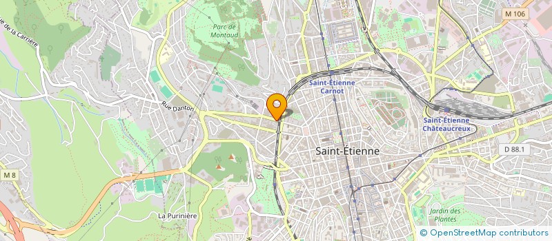 localisation de l'entreprise FOREZIENNE  SAINT-ETIENNE