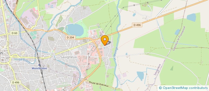 localisation de l'entreprise FOREZLAB DENTAIRE  SAVIGNEUX