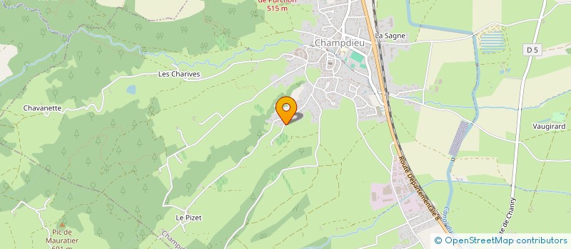 localisation de l'entreprise FOREZVER TRAIL RUNNER  CHAMPDIEU