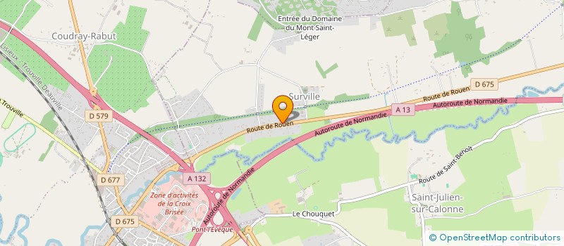 localisation de l'entreprise FORFAIT IMMO  SURVILLE