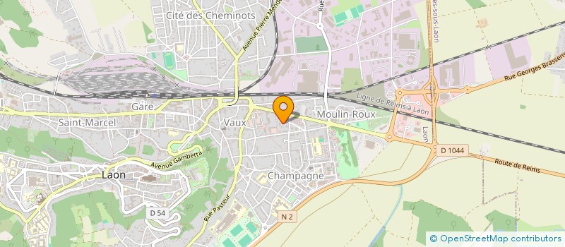 localisation de l'entreprise FORFERT PATRICK.FORMATION à LAON