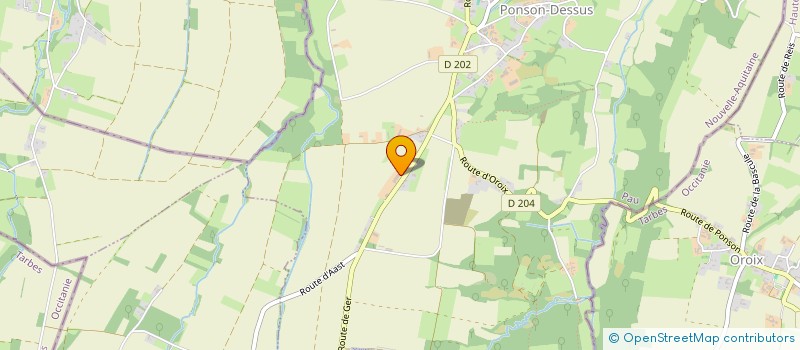 localisation de l'entreprise FORFLEX  PONSON-DESSUS