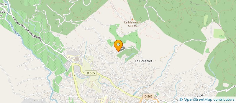 localisation de l'entreprise FORFRY  DRAGUIGNAN