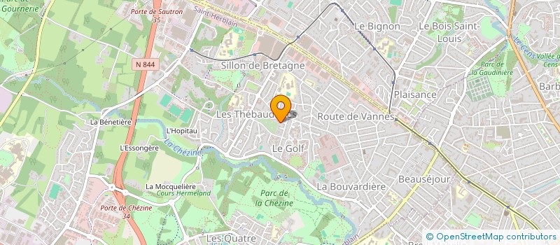 localisation de l'entreprise FORG'INNOV à SAINT-HERBLAIN